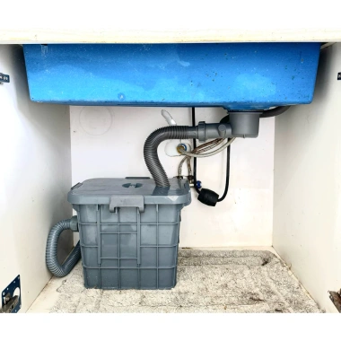 Bộ xi phông thoát nước bồn rửa chén bát 1&2 ngăn 11cm siêu thấp, gọn tủ bếp, van 1 chiều ngăn mùi – Giá 250.000₫