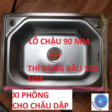 Bộ xi phong xả nước chậu rửa bát 1 hố bầu 110mm - Giá chỉ 47.000đ, tiết kiệm chi phí 8 Bộ xi phong xả nước chậu rửa bát 1 hố bầu 110mm - Giá chỉ 47.000đ, tiết kiệm chi phí 8