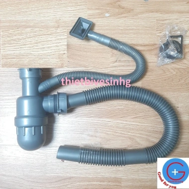 Bộ xi phong xả nước chậu rửa bát 1 hố bầu 110mm - Giá chỉ 47.000đ, tiết kiệm chi phí