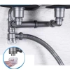 Bộ xi phông xả nước chậu rửa bát, ngăn mùi, chống tắc nghẽn, thoát nhanh 296.000₫ 5