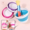 Bộ xô silicone Aacar gấp gọn đa năng: làm móng tay, giặt paing, bút rửa cốc, vẽ màu - Giá chỉ 31.790 VND