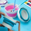Bộ xô silicone Aacar gấp gọn đa năng: làm móng tay, giặt paing, bút rửa cốc, vẽ màu - Giá chỉ 31.790 VND 4