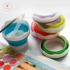 Bộ xô silicone Aacar gấp gọn đa năng: làm móng tay, giặt paing, bút rửa cốc, vẽ màu - Giá chỉ 31.790 VND 8