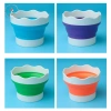 Bộ xô silicone Aacar gấp gọn đa năng: làm móng tay, giặt paing, bút rửa cốc, vẽ màu - Giá chỉ 31.790 VND 9