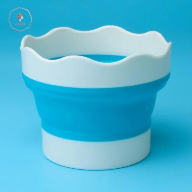 Bộ xô silicone Aacar gấp gọn đa năng: làm móng tay, giặt paing, bút rửa cốc, vẽ màu - Giá chỉ 31.790 VND 10