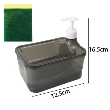 Bộ xốp đựng xà phòng vuông 2 trong 1 - Dụng cụ làm sạch bếp, hộp chất lỏng, giảm 20%