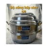 Bộ Xửng Hấp Bánh Bao 2 Tầng Nhôm Mạnh Hùng - 5 Size 44-60, Giá Ưu Đãi 700k