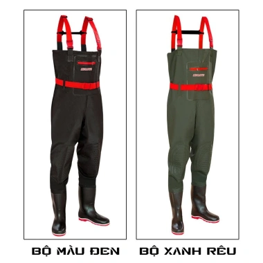 Bộ Yếm Lội Nước Chống Thấm Tuyệt Đối - Quần Liền Ủng Chuyên Dụng, Bảo Vệ An Toàn, Giá Siêu Tiết Kiệm 218k