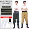Bộ Yếm Lội Nước Chống Thấm Tuyệt Đối - Quần Liền Ủng Chuyên Dụng, Bảo Vệ An Toàn, Giá Siêu Tiết Kiệm 218k 5
