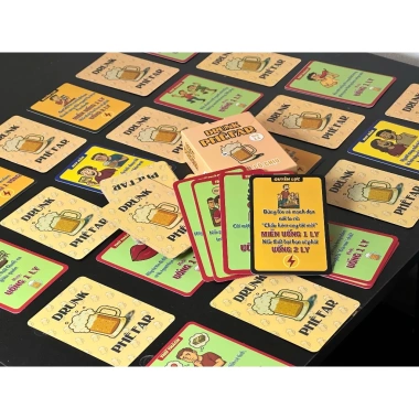 Boardgame Fê Far 65 Lá - Uống Bốc Đá, Chơi Chịu, Không Say Không Về, Giá 81.000 VND