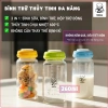 BOBISU Bình Trữ Sữa Thủy Tinh 260ml - Chịu Nhiệt Cao, An Toàn, Không BPA, Giá 86k