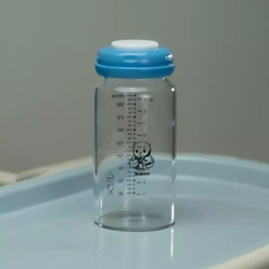 BOBISU Bình Trữ Sữa Thủy Tinh 260ml - Chịu Nhiệt Cao, An Toàn, Không BPA, Giá 86k