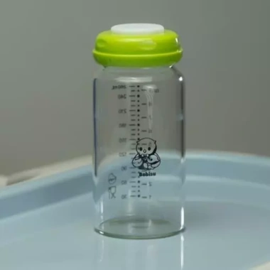 BOBISU Bình Trữ Sữa Thủy Tinh 260ml - Chịu Nhiệt Cao, An Toàn, Không BPA, Giá 86k