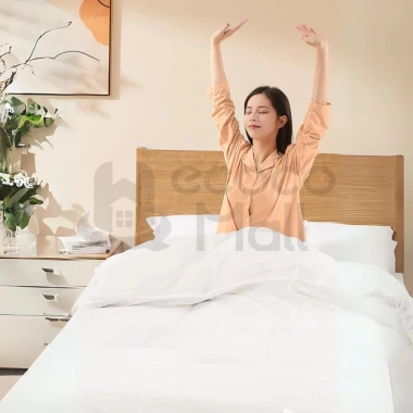 Bọc chăn ga gối du lịch ECOCO 1 lần thế hệ mới cotton tự nhiên kháng khuẩn an toàn da Giá 70.000 VND