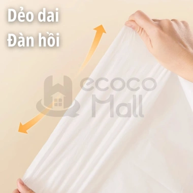 Bọc chăn ga gối du lịch ECOCO 1 lần thế hệ mới cotton tự nhiên kháng khuẩn an toàn da Giá 70.000 VND