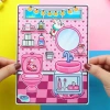 Bóc dán Ngôi nhà Búp bê ToCaBoca giấy thủ công, Đồ chơi thay đồ thông minh H27 - Squishy Kuromi, giá ưu đãi 139k 7