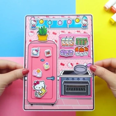 Bóc Dán Thông Minh Búp Bê Giấy Hello Kitty - Ngôi Nhà Tocaboca, Giá 129.000 VNĐ 3 Bóc Dán Thông Minh Búp Bê Giấy Hello Kitty - Ngôi Nhà Tocaboca, Giá 129.000 VNĐ 3