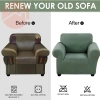 Bọc ghế sofa vải nhung có vân 1-4 chỗ, sofa đơn và chữ L, dày dặn, co giãn, mềm mại - Giá chỉ 39.000₫ 2