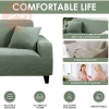 Bọc ghế sofa vải nhung có vân 1-4 chỗ, sofa đơn và chữ L, dày dặn, co giãn, mềm mại - Giá chỉ 39.000₫ 3