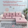 Bọc ghế sofa vải nhung gân màu trơn dày dặn, co giãn 1-4 chỗ ngồi - 68.800 VND 3