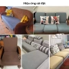 Bọc ghế sofa vải nhung gân màu trơn dày dặn, co giãn 1-4 chỗ ngồi - 68.800 VND 9