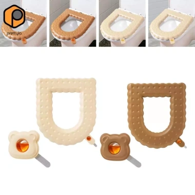Bọc ghế vệ sinh EVA dày tay cầm di động đa năng, thoải mái cho phòng tắm khách sạn 87k