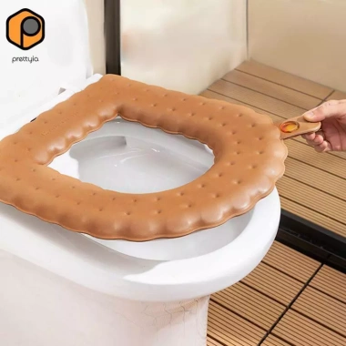 Bọc ghế vệ sinh EVA dày tay cầm di động đa năng, thoải mái cho phòng tắm khách sạn 87k
