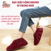 Bọc giày lông nhung giữ ấm, chống bẩn nền nhà, không trơn trượt, giặt ủi dễ dàng – 28.500đ 10