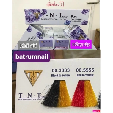 Bóc Màu Nhuộm Đỏ Đen TNT 100ml – Giá 78.000đ, công thức nhanh tan, bám màu lâu