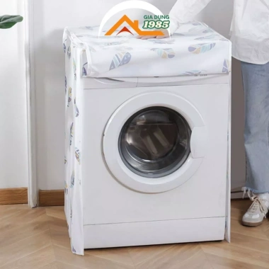 Bọc Máy Giặt 3D Chống Thấm Dưới 8,5kg Bọc Trùm Cửa Ngang Cửa Trên Giá 65.000 3