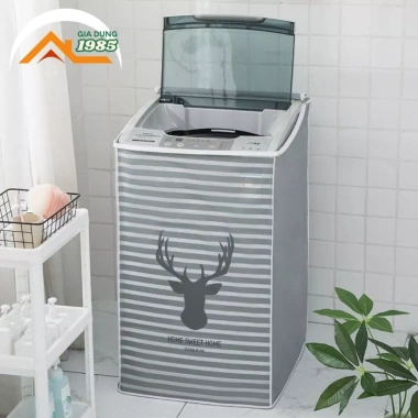 Bọc Máy Giặt 3D Chống Thấm Dưới 8,5kg Bọc Trùm Cửa Ngang Cửa Trên Giá 65.000 4