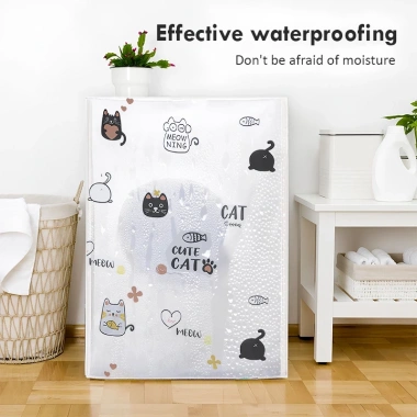 Bọc máy giặt cửa trên & ngang 5-12kg - Áo trùm PEVA chống thấm nước, chống bụi 9