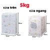 Bọc máy giặt cửa trên & ngang 5-12kg - Áo trùm PEVA chống thấm nước, chống bụi 10