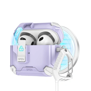 Bọc tai nghe đa năng ốp kiêm giá đỡ AirPods 1/2 và Pro, silicone bảo vệ, giảm giá 188.000đ