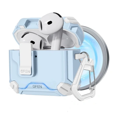 Bọc tai nghe đa năng ốp kiêm giá đỡ AirPods 1/2 và Pro, silicone bảo vệ, giảm giá 188.000đ