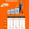 Bọc vali đủ size - Áo trùm vali đa năng, bảo vệ tối ưu, giá ưu đãi 189k 2