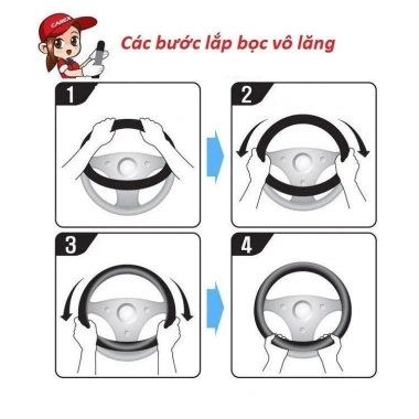 Bọc vô lăng carbon 38cm cho City, CRV, HRV, BRV, Brio, Accord, Jazz - Chỉ 130k 2 Bọc vô lăng carbon 38cm cho City, CRV, HRV, BRV, Brio, Accord, Jazz - Chỉ 130k 2