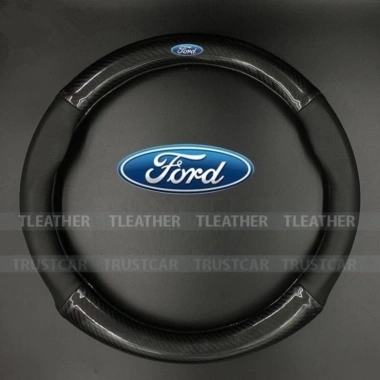 Bọc vô lăng carbon 38cm cho Ford Ecosport, Escape, Everest, Ranger – Giá 130k