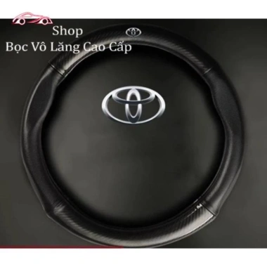 Bọc vô lăng carbon cho Toyota Camry,Vios,Fortuner,Wigo,Rush,Corolla,Yaris,Innova,Altis,Veloz,Raize,Avanza- Giá 95.000đ