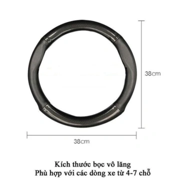 Bọc vô lăng carbon Kia Morning, Cerato, K3, Carens, Sedona - Sang trọng, chống trượt, giá ưu đãi 130.000đ 3 Bọc vô lăng carbon Kia Morning, Cerato, K3, Carens, Sedona - Sang trọng, chống trượt, giá ưu đãi 130.000đ 3