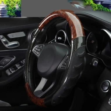 Bọc vô lăng carbon vân gỗ da PU 38cm - Tăng bám tay, giảm mòn, giá ưu đãi 230.000đ 6 Bọc vô lăng carbon vân gỗ da PU 38cm - Tăng bám tay, giảm mòn, giá ưu đãi 230.000đ 6