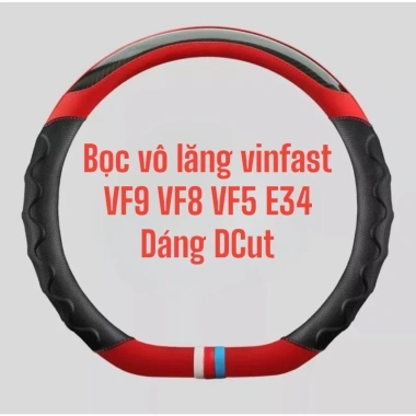 Bọc vô lăng DCUT Vinfast VF3-9, VFe34 thể thao 34‑38cm – Giá chỉ 99.000đ 2 Bọc vô lăng DCUT Vinfast VF3-9, VFe34 thể thao 34‑38cm – Giá chỉ 99.000đ 2