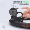 Bọc vô lăng ô tô 3D da nappa 38cm - Lỗ thoát khí, chống trơn trượt, xe cao cấp 9