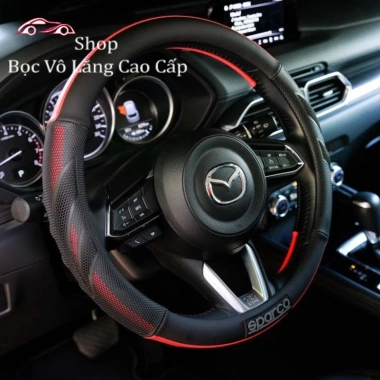 Bọc vô lăng Sparco cao cấp 100RD 100BK cho đa loại xe hơi - Chính hãng, giảm giá 450.000 VND Bọc vô lăng Sparco cao cấp 100RD 100BK cho đa loại xe hơi - Chính hãng, giảm giá 450.000 VND
