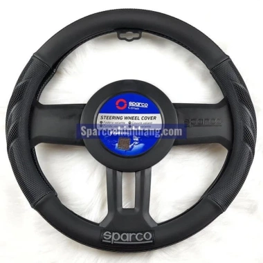 Bọc vô lăng Sparco cao cấp 100RD 100BK cho đa loại xe hơi - Chính hãng, giảm giá 450.000 VND 4 Bọc vô lăng Sparco cao cấp 100RD 100BK cho đa loại xe hơi - Chính hãng, giảm giá 450.000 VND 4