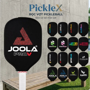 Bọc vợt Pickleball Joola Proton Selkirk - Không trầy, 3 lớp dày, giá 65.000₫ Bọc vợt Pickleball Joola Proton Selkirk - Không trầy, 3 lớp dày, giá 65.000₫