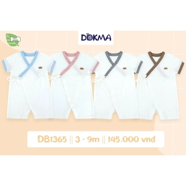 Body Cài Cúc Giữa Mềm Mại Dokma 4,5-8,8kg DB1.365 DB2.027 Giá Ưu Đãi 119.000₫ 7