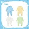 Body dài khóa kéo đa màu họa tiết cho bé sơ sinh, bé trai, bé gái - Vải cotton Boube giá ưu đãi 210.000đ 2