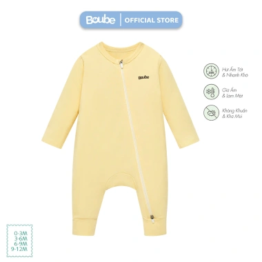 Body dài khóa kéo đa màu họa tiết cho bé sơ sinh, bé trai, bé gái - Vải cotton Boube giá ưu đãi 210.000đ 8