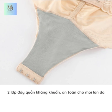 Body Gen Định Hình Toàn Thân - Body Suit Nịt Bụng Giảm Eo Có Móc Cài 204k